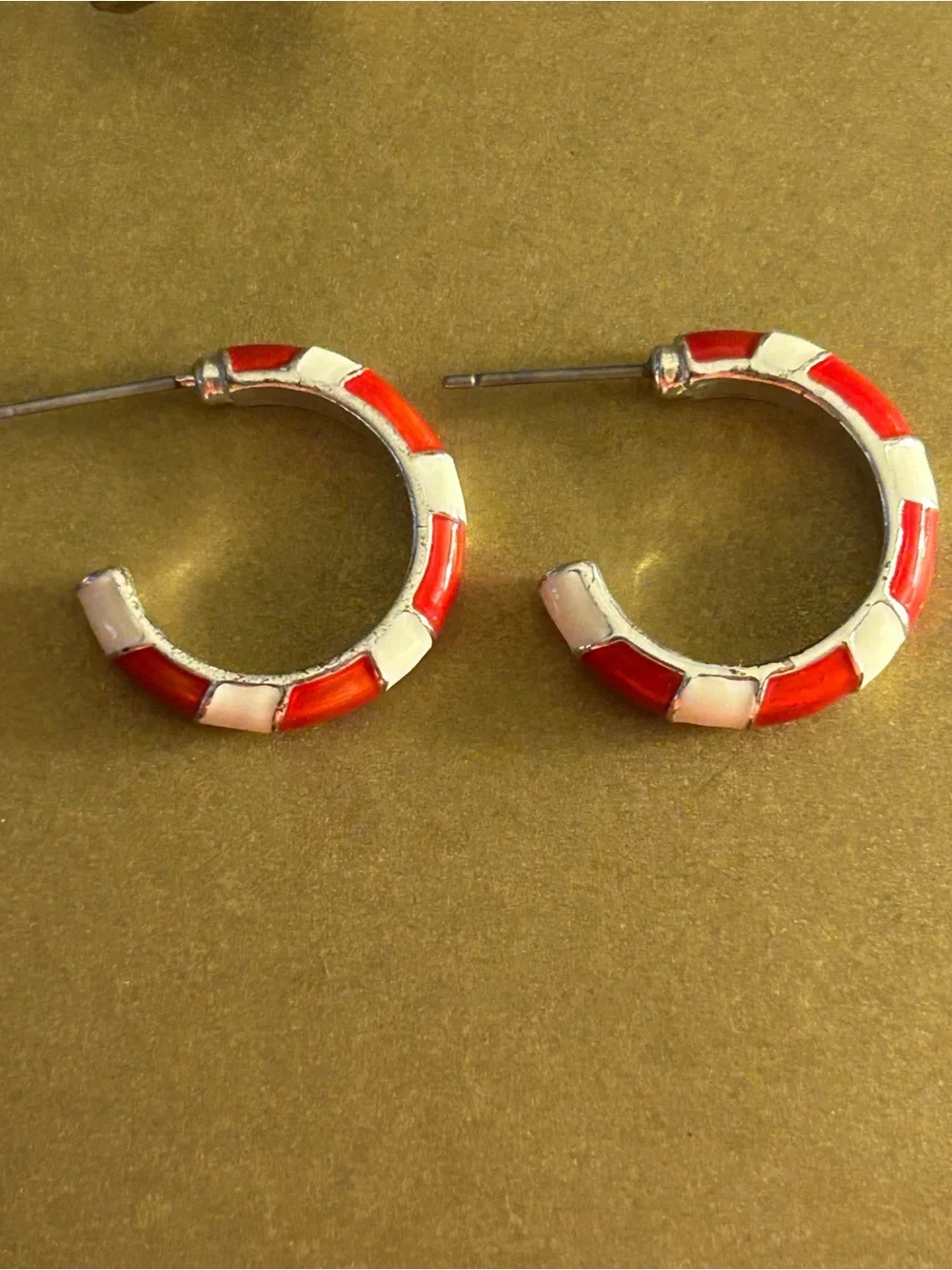 Lot XMAS pointsietta + 2 Red White Candy Canes + candle + Santa bracelet + hoops
